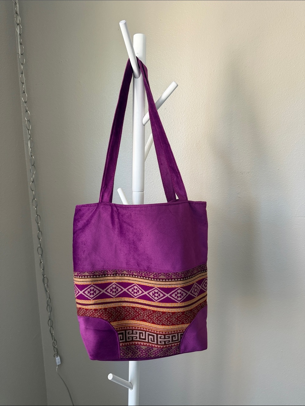 Purple & Gold Tote Bag